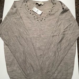 LOFT Sweater | Light Grey | Med.